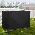 Bar Height Patio Set Cover for 7 Pieces Patio Bar Dining Table and Chairs Set - Image 7