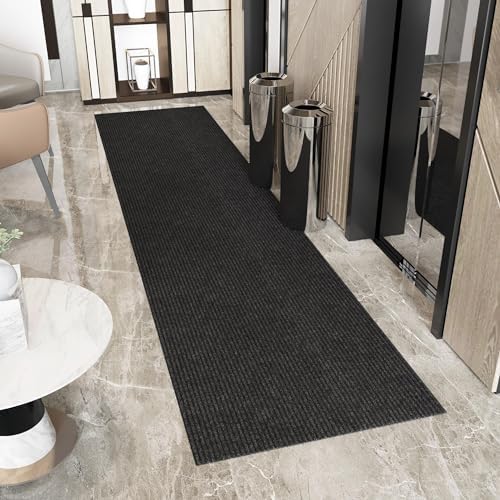 Ottomanson 2x45 Hallway Runner Rug – Non-Slip Indoor Outdoor Door Mat by Ottomanson