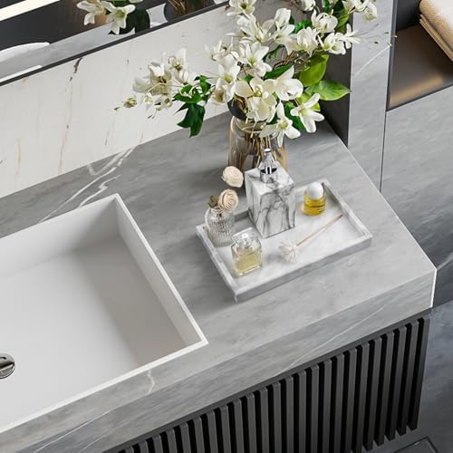 Real Natural Marble Tray for Bathroom, Kitchen Counter & Desktop - Image 6