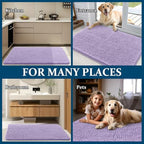 OLANLY Dog Door Mat for Muddy Paws 44x24, Super Absorbent Chenille Mud Mat - Image 7