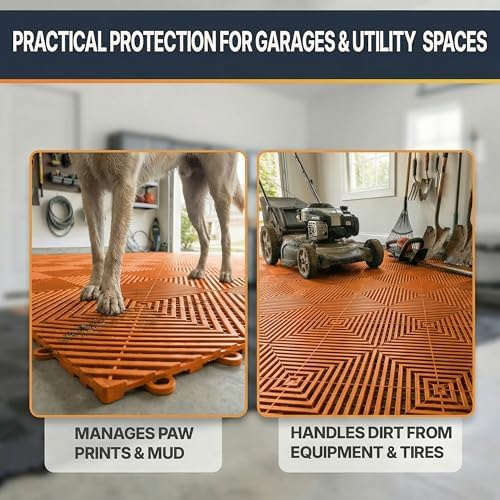 Nitro Tiles Vented by FlooringInc 12" x 12" Interlocking Garage Floor Tiles - Image 6