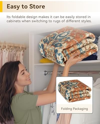 RELEANY Washable Area Rug - Image 6