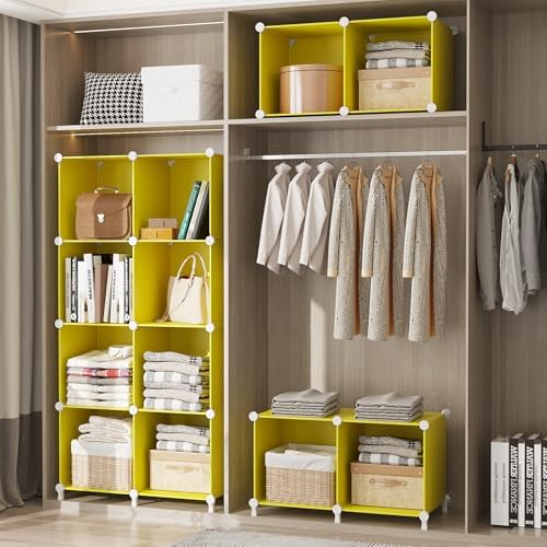 AWTATOS Cube Storage Organizer Closet Organizers 12 Cube Storage Shelves - Image 5