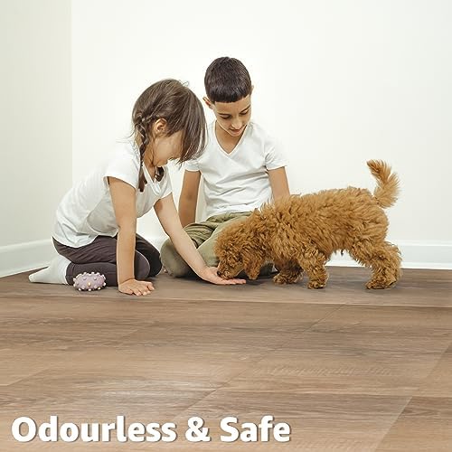 Art3d 30-Pack Peel and Stick Vinyl Floor Planks, Light Brown Ash - Image 6