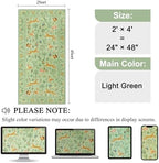 DUKINO 2x4 Rug for Entryway, Animal Washable Rug for Kitchen, Light Green - Image 2