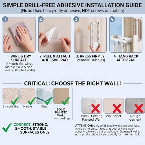 Wall Mounted Drying Rack with 7 Hidden Clips - Image 5