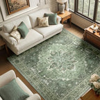 RELEANY Washable Area Rug, Square 6'x6' by RELEANY