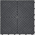 Swisstrax Ribtrax Smooth PRO Interlocking Garage Floor Tiles, 15.75 x 15.75-Inch by Swisstrax