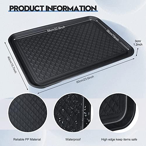 6 Pcs PET Boot Tray Waterproof Shoe Mat Tray - Image 2