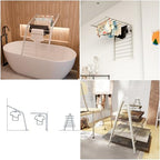 Whitmor Spacemaker Folding Drying Rack, Indoor Clothes Organizer - Image 4