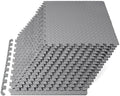ProsourceFit Exercise Puzzle Mat 1/2-inch, EVA Interlocking Foam Floor Tiles by ProsourceFit