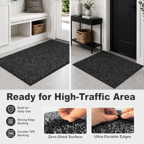 Mibao Super Absorbent Front Door Mat, Non-Slip Washable Indoor Doormats - Image 5