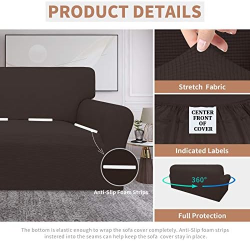Easy-Going 100% Waterproof Couch Cover, 3 Cushion Couch Slipcover - Image 4