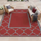 GENIMO Outdoor Rug, Waterproof Plastic Rugs by GENIMO