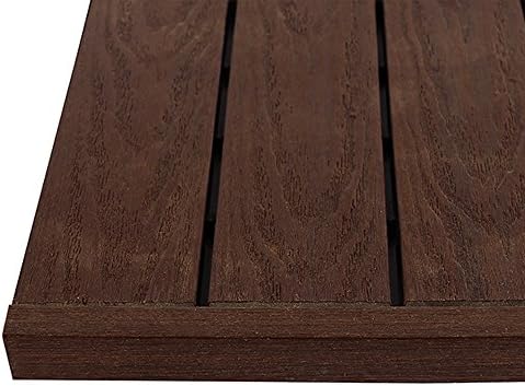 1 in. x 1 ft. Quick Deck Composite Deck Tile Straight Trim by NewTechWood