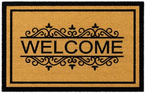 Gardenised Heavy Duty Coco Coir Doormat by Gardenised