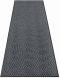 3' x 10' Commercial Runner Rug, Extra Long Front Door Mat, Hallway Runner Floor by PEADEEAS