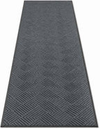 3' x 10' Commercial Runner Rug, Extra Long Front Door Mat, Hallway Runner Floor by PEADEEAS