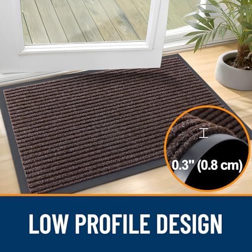 OLANLY Front Door Mat 71x47, Waterproof Heavy-Duty Indoor Outdoor Doormat - Image 4