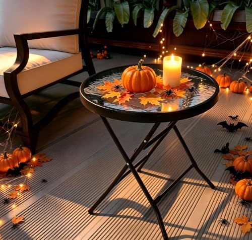 Outdoor Side Table, Small Patio End Table - Image 2