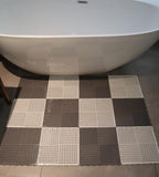 18 Pack Modular Interlocking Tiles Double Non-Slip 12"x12" Dark Gray - Image 6