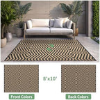 GENIMO Outdoor Rug, Waterproof Plastic Rugs - Image 2