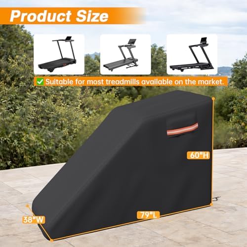 EVRBUL Treadmill Cover Heavy Duty Waterproof Dustproof Running Machine Cover - Image 2