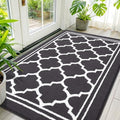 Buganda Indoor Door Mat, Dirt Resistant Doormat, Dark Grey by Buganda