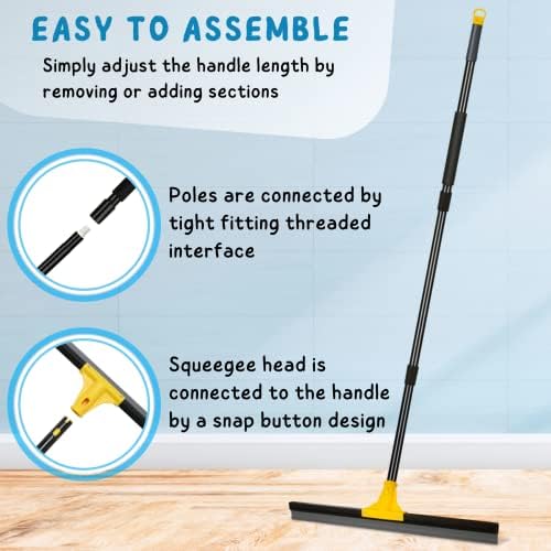 Floor Squeegee for Concrete and Tile Cleaning - Image 6