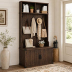 Takywep Extra Large 40" Entryway Hall Tree - Image 4