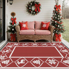 GENIMO Outdoor Rug, Waterproof Plastic Rugs - Image 3