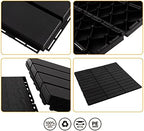 ASTEROUTDOOR Interlocking Deck Tiles Plastic Waterproof Outdoor Flooring 12" x - Image 5