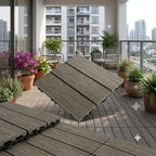 Interlocking WPC Decking Tiles – 12”x12” Outdoor Flooring, Waterproof & Durable - Image 3