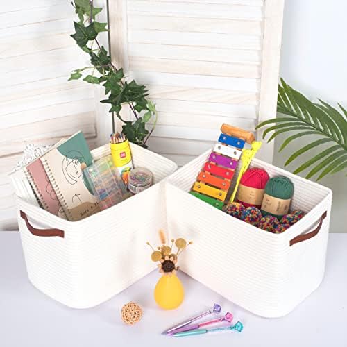 MINTWOOD Design 3-Pack Decorative Woven Storage Baskets - Image 3