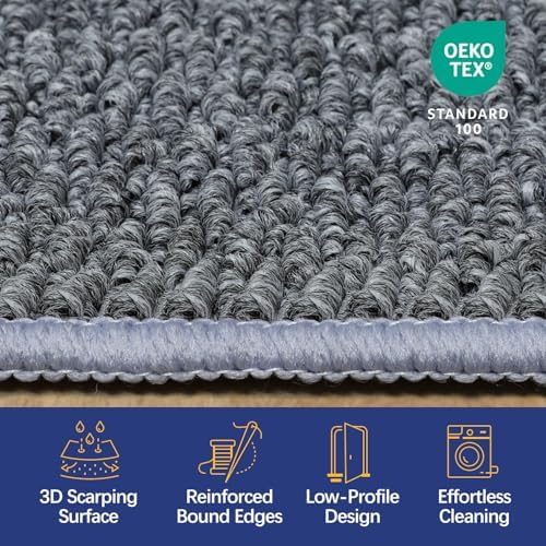 Faux Jute Runner Rug 2'x6', Washable & Non-Slip - Image 3