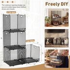 Remerry 3 Pcs Stackable Closet Organizers and Storage Basket - Image 2