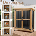 PetsCosset Small Weatherproof Outdoor Storage Cabinet - Image 5