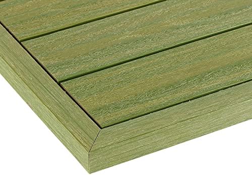 NewTechWood 1/12 ft. x 1 ft. Quick Deck Composite Deck Tile Outside Corner Trim by NewTechWood
