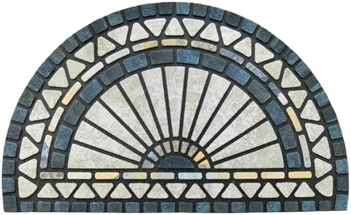 CHICHIC Front Door Mat 18"x30" Outdoors Heavy Duty Rubber Mat by CHICHIC