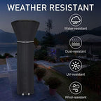 Patio Heater Covers with Reflective Strip, Outdoor Heater Cover Waterproof - Image 5