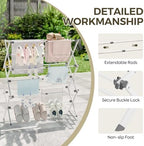 APEXCHASER Extra Large Clothes Drying Rack, 14.57" D × 44.88" H - Image 3