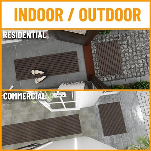 Ottomanson 3x44 Hallway Runner Rug – Non-Slip Indoor Outdoor Door Mat - Image 2