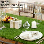 Artificial Grass Mat 12x12 Inch 8 Pack Fake Grass Turf Patch - Image 6