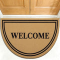 OLANLY Half Circle Door Mat 47x32, Low Profile Doormat by OLANLY