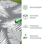 GENIMO Outdoor Rug, Waterproof Plastic Rugs - Image 5