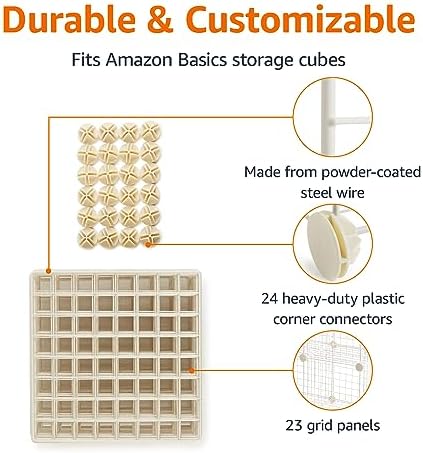 Amazon Basics Cube Wire Grid, 12 x 12-Inches - Image 3