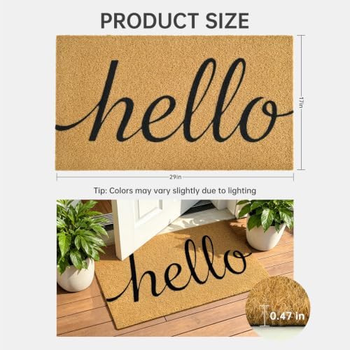 Front Door Mat Outside Non-Slip Welcome Doormat - Image 4