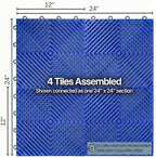 Nitro Tiles Vented by FlooringInc 12" x 12" Interlocking Garage Floor Tiles - Image 5