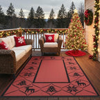 GENIMO Outdoor Rug, Waterproof Plastic Rugs by GENIMO