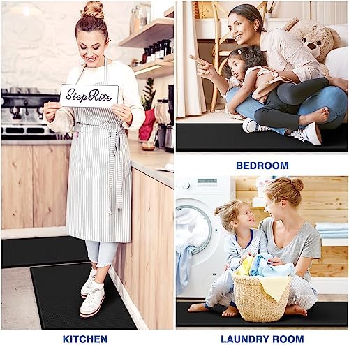 StepRite Kitchen Mats for Floor, 2-Piece Anti-Fatigue Kitchen Rugs - Image 6